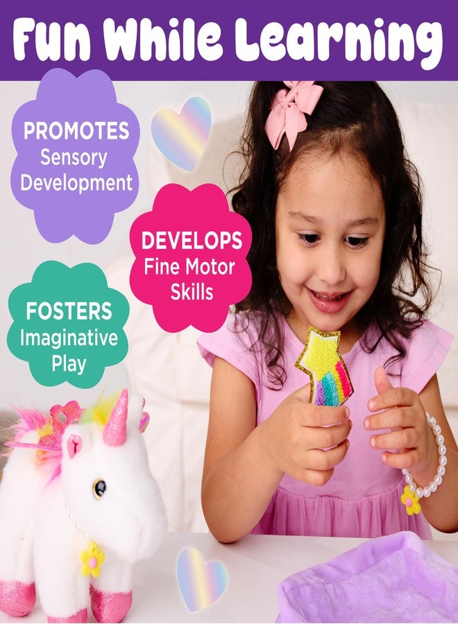 Creativity for Kids Glitzy Unicorn Kit | Adopt, Accessorize & Decorate Your Plush Pet | Toddler Purse & BFF Jewelry | Encourages Imaginative Play & Fine Motor Skills (Ages 4+) - Image 5